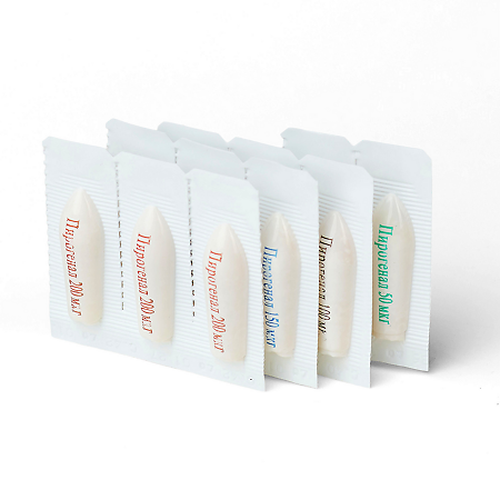 Пирогенал суппозитории ректальные 50 мг+100 мг+150 мг+200 мг 12 шт