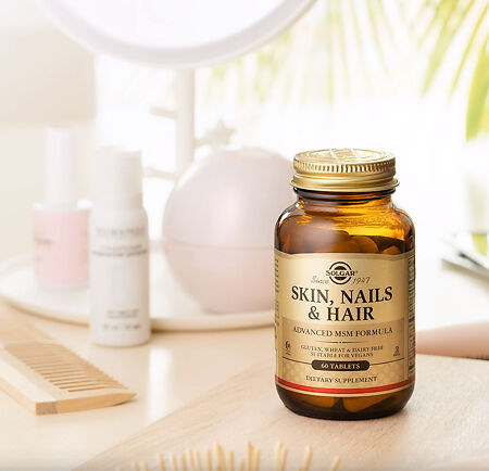 Solgar Кожа, ногти, волосы / Skin, Nails, and Hair Tablets таблетки массой 1397 мг / 1390,8 мг 60 шт