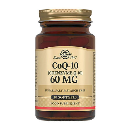 Изображение товара Солгар Коэнзим Q10 60 мг / MEGASORB Co Q-10 60 mg Softgels капсулы массой 323 мг 30 шт