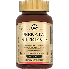 Купить Solgar Пренатабс / Prenatal Nutrients Tablets таблетки массой 1743 мг 60 шт цена