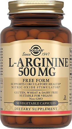 Solgar L-Аргинина 500 мг капсулы массой 670 мг 50 шт