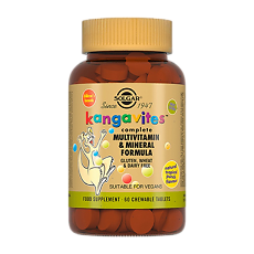 Купить Solgar Кангавитес комплекс витаминов и минералов вкус тропических фруктов жевательные таблетки массой 1600 мг 60 шт цена