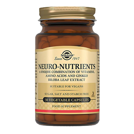 Изображение товара Solgar Неронутриентс / Neuro-Nutrients капсулы 964 мг 30 шт - поддержка нервной системы