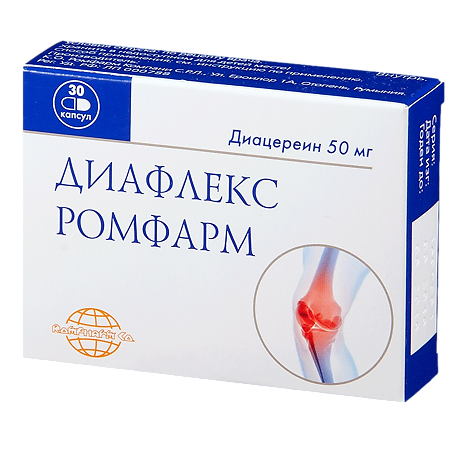 Диафлекс Ромфарм капсулы 50 мг 30 шт