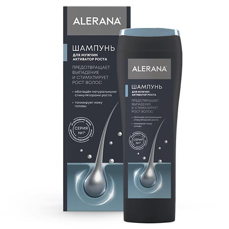 Изображение товара Алерана шампунь активатор роста для мужчин 250 мл укрепление волос