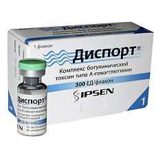 Купить Диспорт лиофилизат д/приг раствора для инъекций 300 ед 1 шт цена
