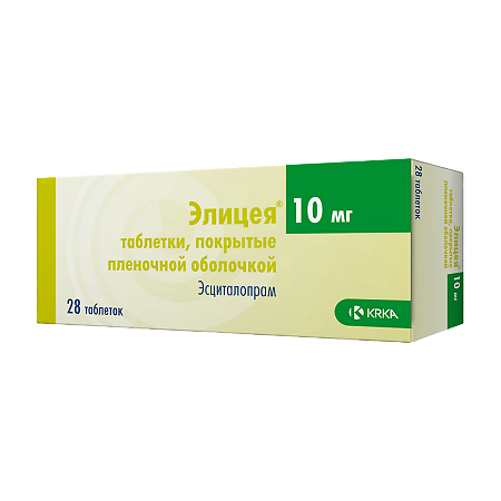 Элицея таблетки покрыт.плен.об. 10 мг 28 шт