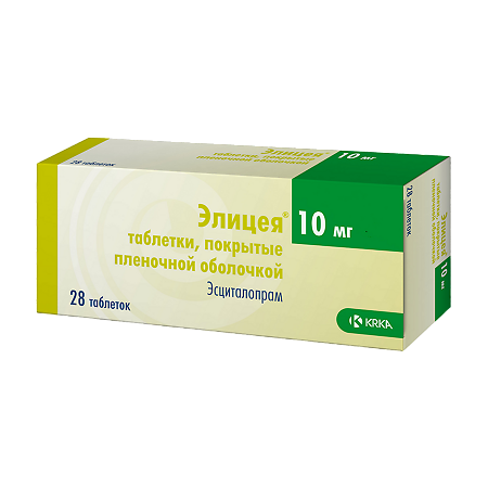 Элицея таблетки покрыт.плен.об. 10 мг 28 шт