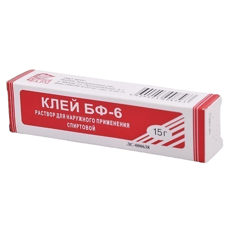 Клей БФ-6 раствор для наружного применения спиртовой 10 г 1 шт