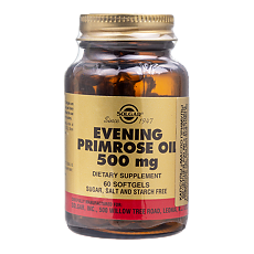 Купить Solgar Масло Примулы вечерней 500 мг / Evening Primrose Oil 500 mg Softgels капсулы массой 718 мг 60 шт цена