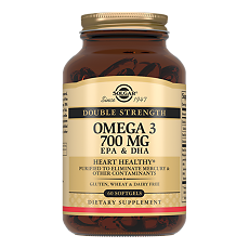 Купить Solgar Двойная Омега-3 ЭПК/ДГК 700 мг капсулы массой 1811 мг 60 шт цена
