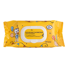 Купить Курносики салфетки влажные для малышей с клапаном арт.40049 100 шт цена