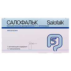 Купить Салофальк пена ректальная дозированная 1 г/аппликация 14 шт цена