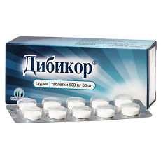 Купить Дибикор таблетки 500 мг 60 шт цена