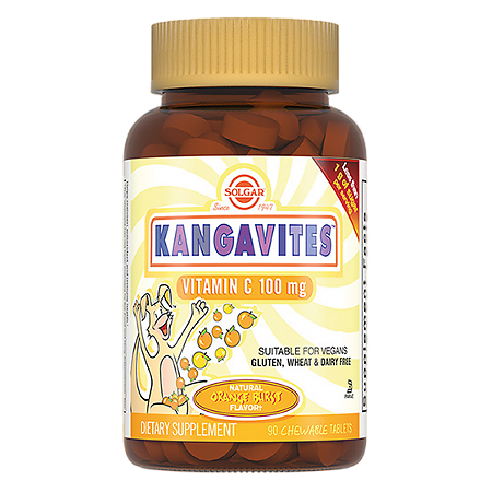 Изображение товара Канговитес с витамином C 100 мг жевательные таблетки 90 шт Solgar