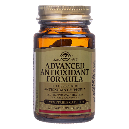 Изображение товара Solgar Антиоксидантная формула / Advanced Antioxidant Formula Vegetable Capsules капсулы массой 868 мг 30 шт
