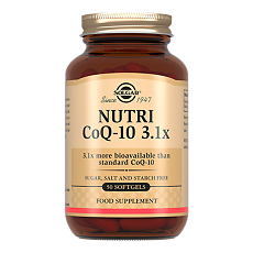 Изображение товара Solgar Нутрикоэнзим Q10 / Nutri CoQ-10 3.1x Softgels капсулы массой 950 мг 50 шт