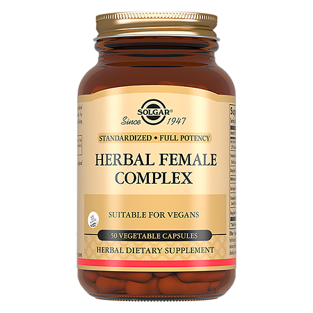 Изображение товара Солгар Натуральный растительный комплекс для женщин / SFP Herbal Female Complex Vegetable Capsules капсулы массой 678 мг 50 шт