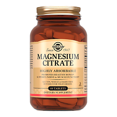 Купить Solgar Цитрат магния / Magnesium Citrate Tablets таблетки массой 1717 мг 60 шт цена