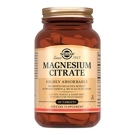 Solgar Цитрат магния / Magnesium Citrate Tablets таблетки массой 1717 мг 60 шт