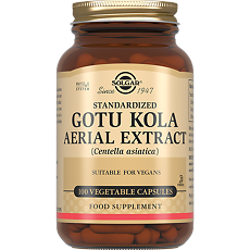 Купить Solgar Экстракт Готу Кола / Standardized Gotu Kola Aerial Extract Vegetable Capsules капсулы массой 424 мг 100 шт цена