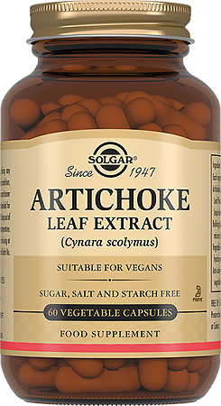 Изображение товара Капсулы экстракта листьев артишока Solgar 60 шт по 505 мг