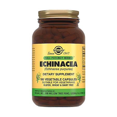Solgar Экстракт Эхинацеи пурпурной / FP Echinacea Vegetable Capsules капсулы массой 437 мг 100 шт