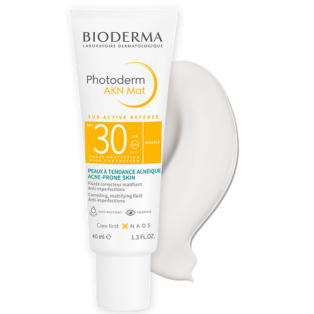 Bioderma Photoderm AKN Mat Эмульсия матирующая SPF30 40 мл 1 шт