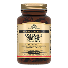 Купить Solgar Двойная Омега-3 ЭПК/ДГК 700 мг капсулы массой 1811 мг 30 шт цена