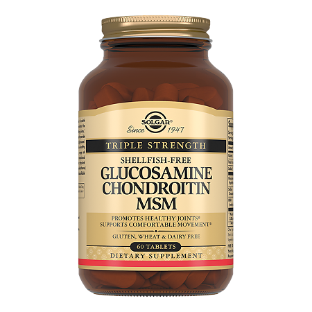 Изображение товара Solgar Глюкозамин Хондроитин комплекс и МСМ / Glucosamine Chondroitin MSM Tablet таблетки массой 2090 мг 60 шт