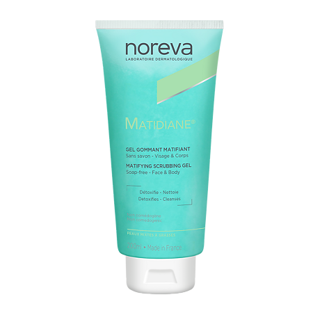 Изображение товара Noreva Matidiane Матирующий отшелушивающий гель для лица и тела тюбик 200 мл 1 шт