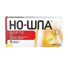 Купить Но-шпа форте таблетки 80 мг 10 шт цена