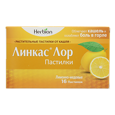 Купить Линкас Лор пастилки мед-лимон 16 шт. цена