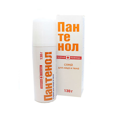 Изображение товара Скорая помощь Пантенол спрей 130 г 1 шт