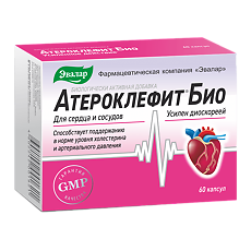 Купить Атероклефит Био капсулы массой 0,25 г 60 шт цена
