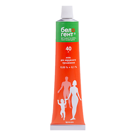 Белогент мазь для наружного применения 0,05%+0,1% 40 г 1 шт