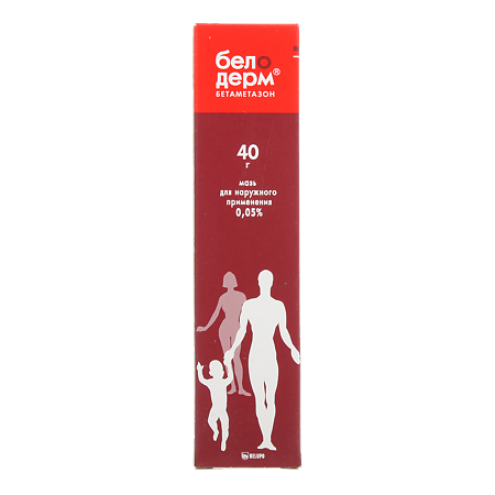 Изображение товара Белодерм мазь 0,05% 40 г для наружного применения против воспалений