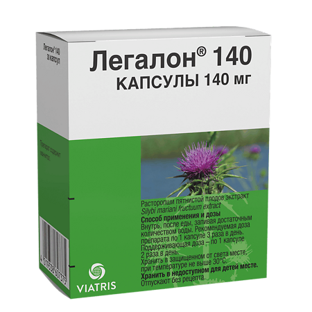 Легалон 140 капсулы 140 мг 30 шт