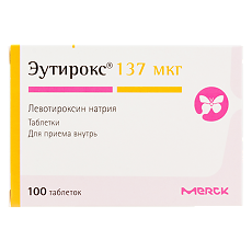 Изображение товара Эутирокс таблетки 137 мкг 100 шт