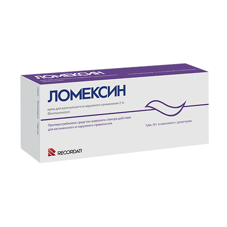 Ломексин крем для вагинального и наружного применения 2 % 78 г 1 шт