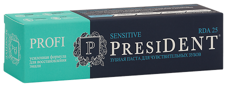 PresiDent Sensitive зубная паста 100 мл 1 шт
