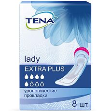 Купить Tena Lady Extra Plus прокладки урологические 8 шт цена