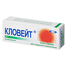Купить Кловейт мазь для наружного применения 0,05 % 25 г 1 шт цена