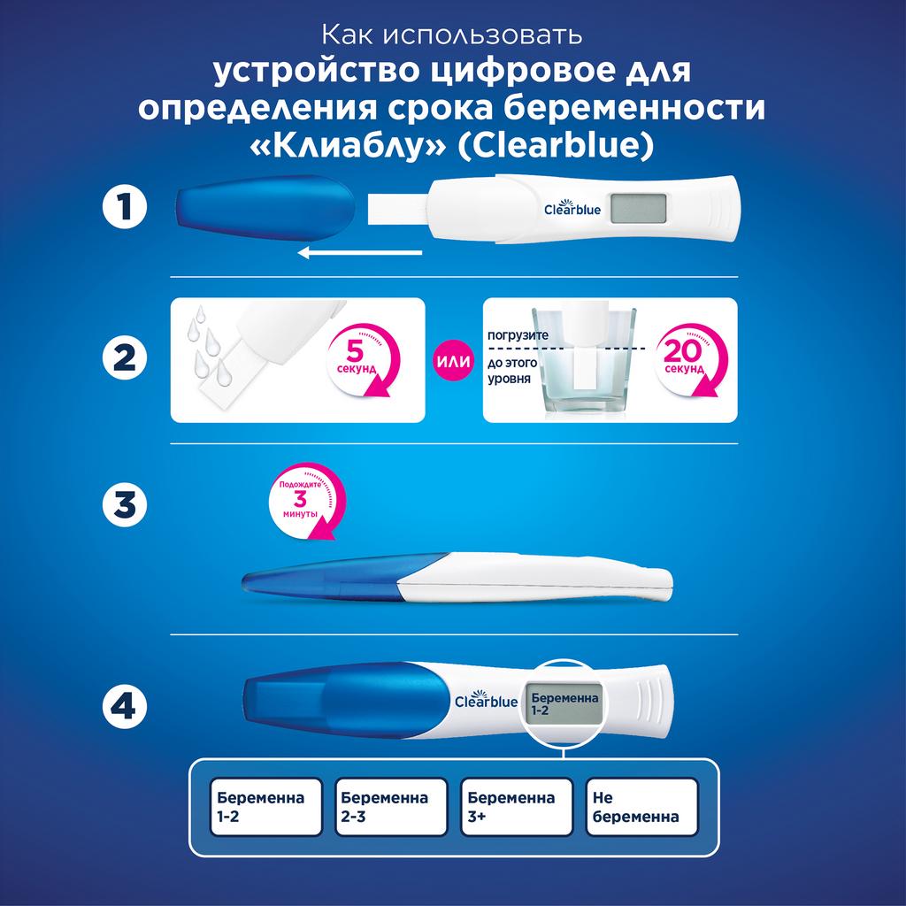 Тест для определения беременности ClearBlue Plus