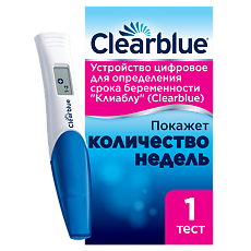 Купить Тест для определения беременности Clearblue цифровой 1 шт цена