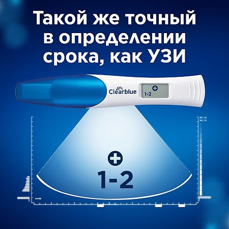 Тест для определения беременности Clearblue цифровой 1 шт