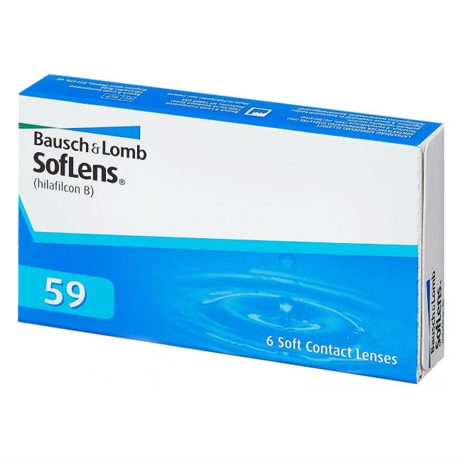Изображение товара Контактные линзы SofLens 59 на месяц -7,0, 6 штук