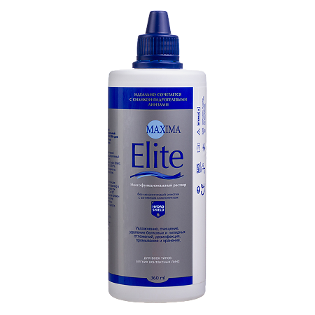 Maxima Elite Раствор для контактных линз универсальный 360 мл 1 шт