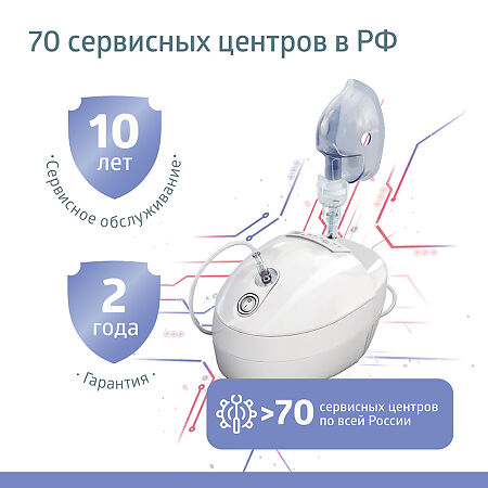 Ингалятор небулайзер B.Well WN-117 компрессорный семейный 1 шт