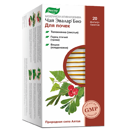 Чай Эвалар Био Для почек фильтр-пакеты по 1,5 г 20 шт